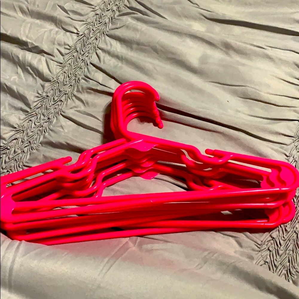 Pink nice sized hangers